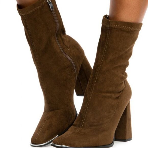 COPY - COPY - Alex Squared Toe Booties - Picture 1 of 6